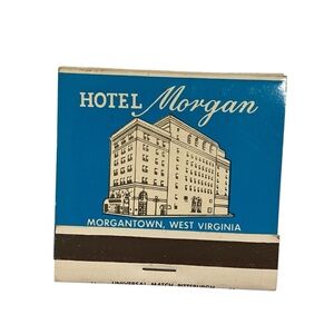 Hotel Morgan Morgantown West Virginia Vintage Matchbook